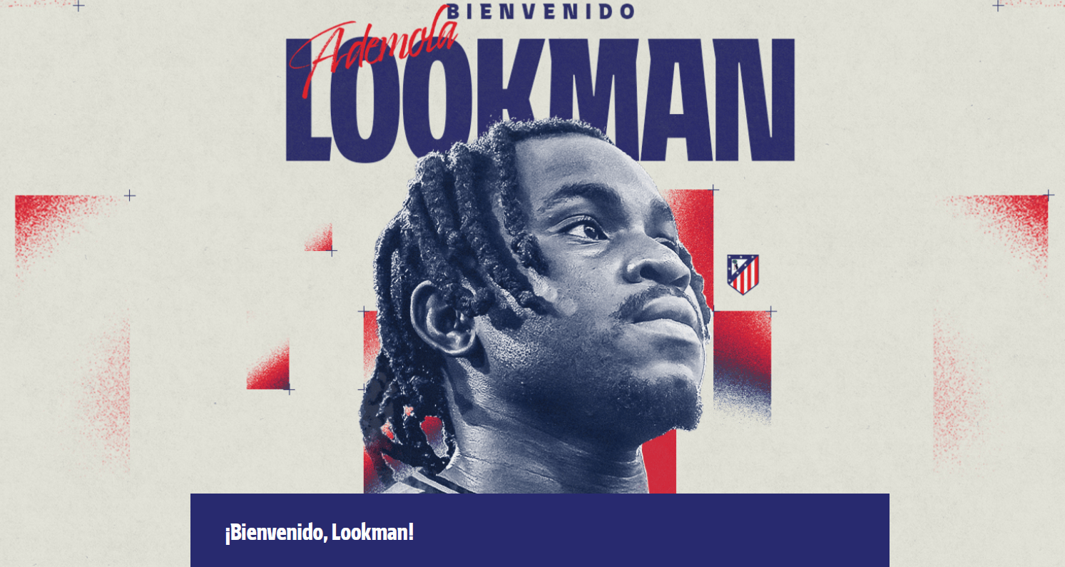 ทางการ: แอตเลติโก มาดริด เซ็นสัญญากับลูกแมนจากอตาลันต้า ด้วยค่าตัว 40 ล้านยูโร ไนจีเรีย | แอตเลติโก มาดริด | ยูโรปาลีก